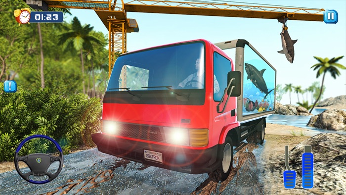 Sea Animals Truck Driving Game