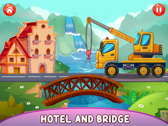 Truck Games - Build a House