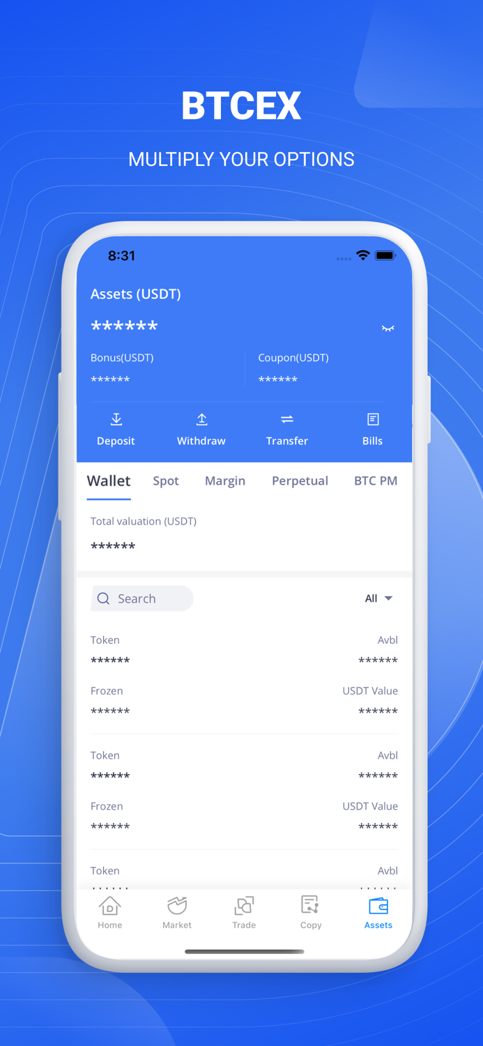 BTCEX Giao dịch BTC và Crypto
