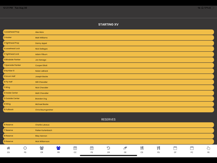 Neuqua Wildcats Rugby CoachApp