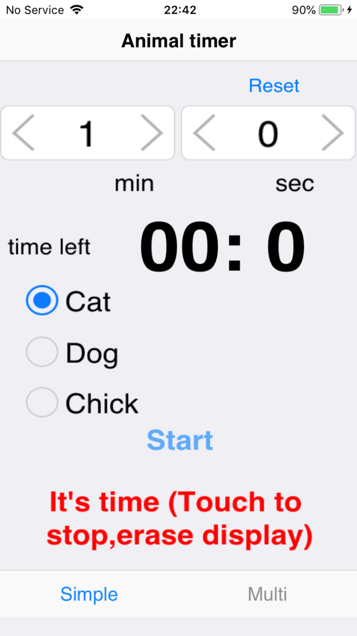 Animal Timer