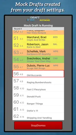 Game screenshot Fantasy Hockey Draft Kit '22 apk