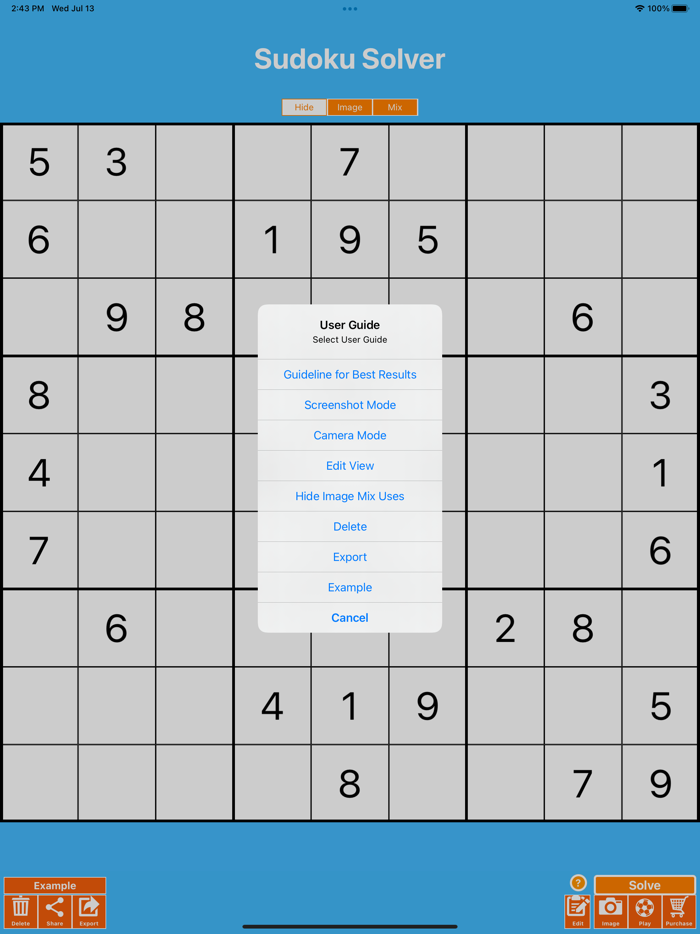 Sudoku Solver and Play
