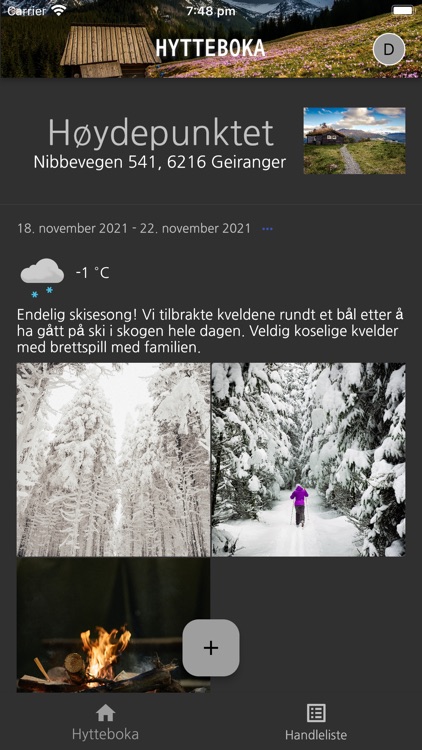 Hytteboka App screenshot-4
