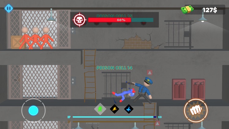Stickman Escape - Hell Prison screenshot-0