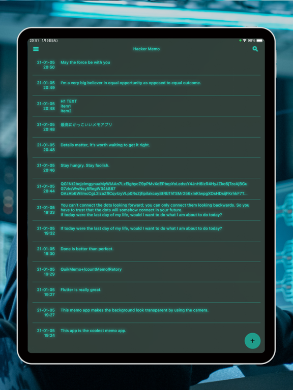 Screenshot #4 pour Hacker Note - cool design