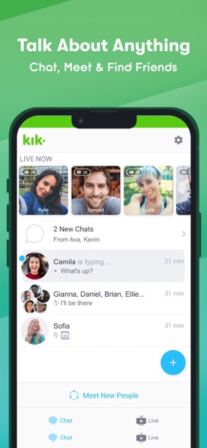 Gentagen Dekoration Bitterhed Kik Messaging & Chat App on the App Store