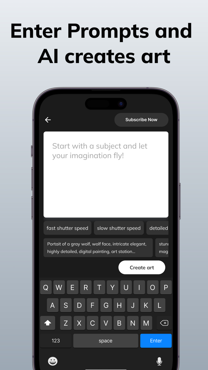 Adam Create AI Art with Text