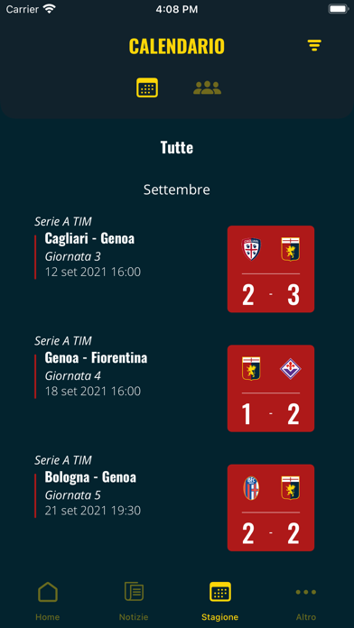 Genoa App Ufficiale screenshot 3