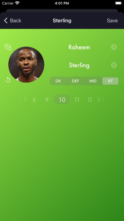 Lineup - Football Squad screenshot-2