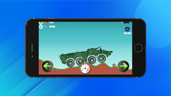 Crazy tank advance target