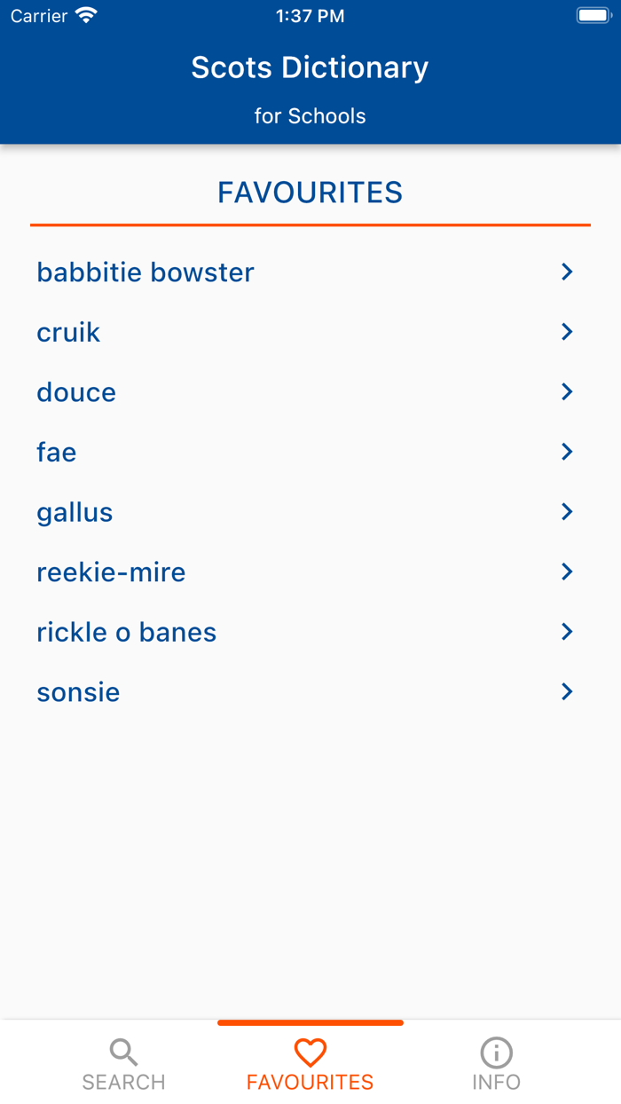 Scots Dictionary for Schools