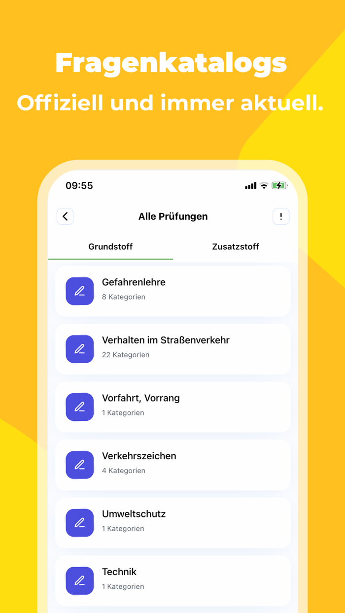 Führerscheintest simulieren