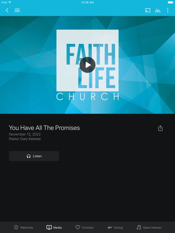 The Faith Life Church App screenshot 3