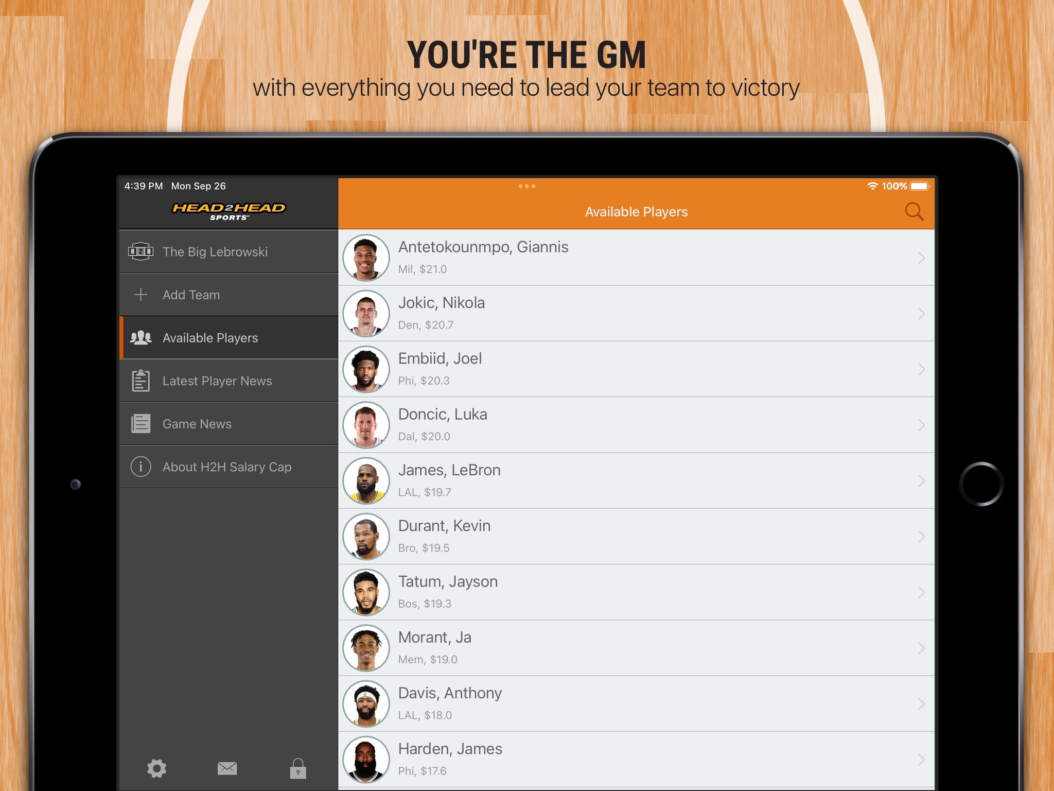 H2H Fantasy Basketball screenshot 4