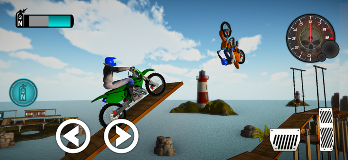 Moto Bike Skill Racing Stunt