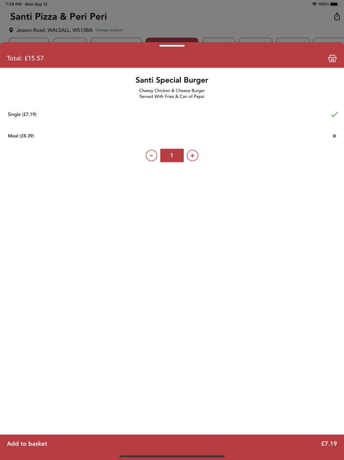 Santi Pizza  Peri Peri