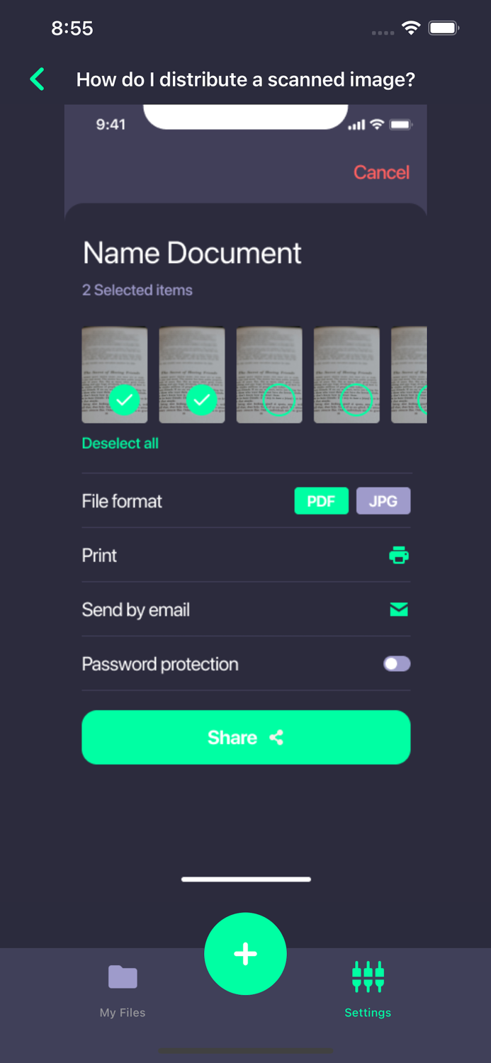 Scanner App  Docs Sign  Edit