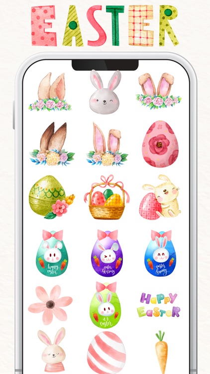 WaterColor Easter Stickers screenshot-3