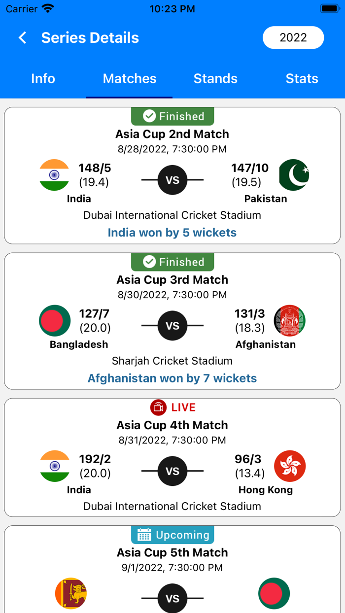 Live Cricket TV  Live Score