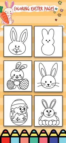 Game screenshot Easter Egg Coloring Book App hack