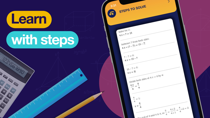 Homework Solver App - Math