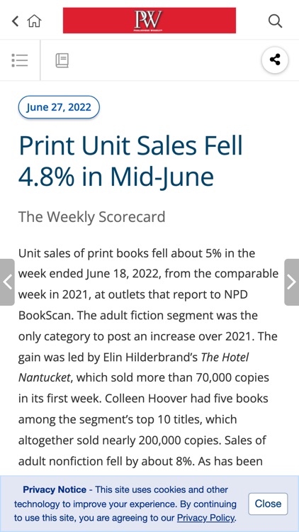 Publishers Weekly screenshot-3