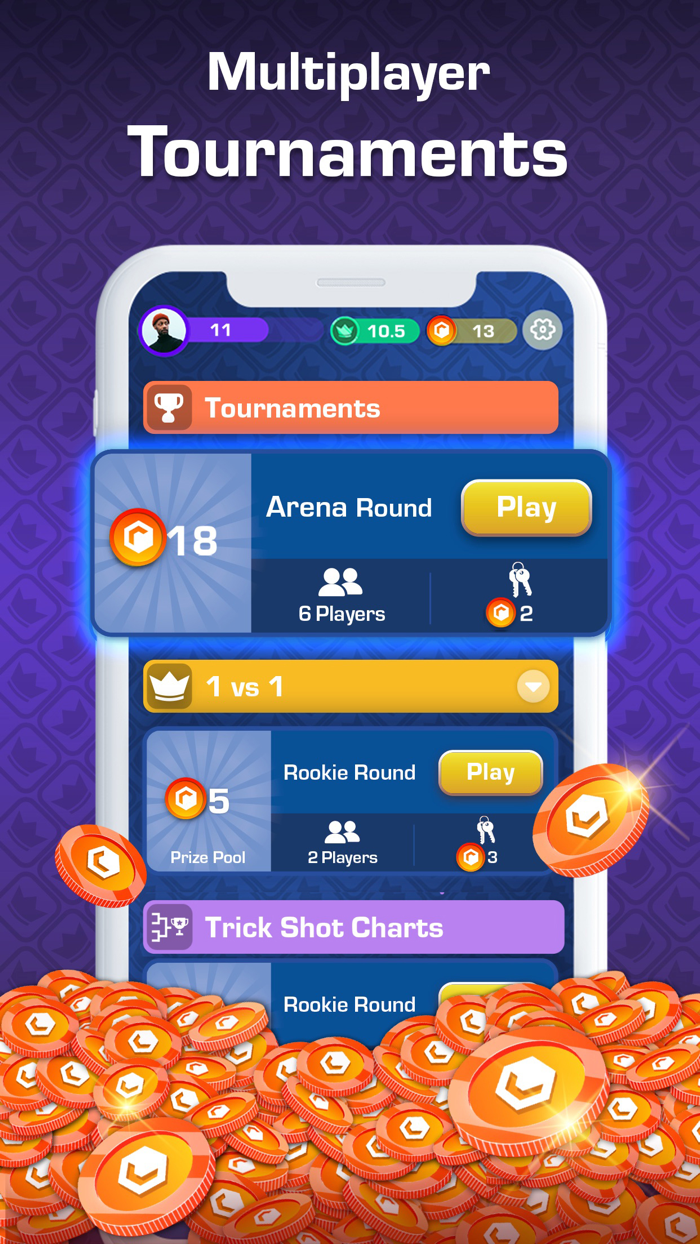 Trickshot Blitz Win Rewards