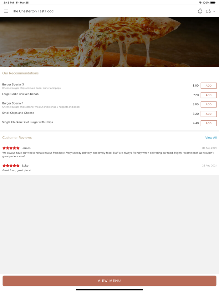 The Chesterton Fast Food