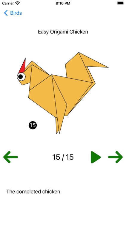 Origami step by step