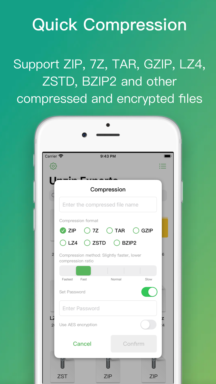 Unzip Zip Rar 7z Extract