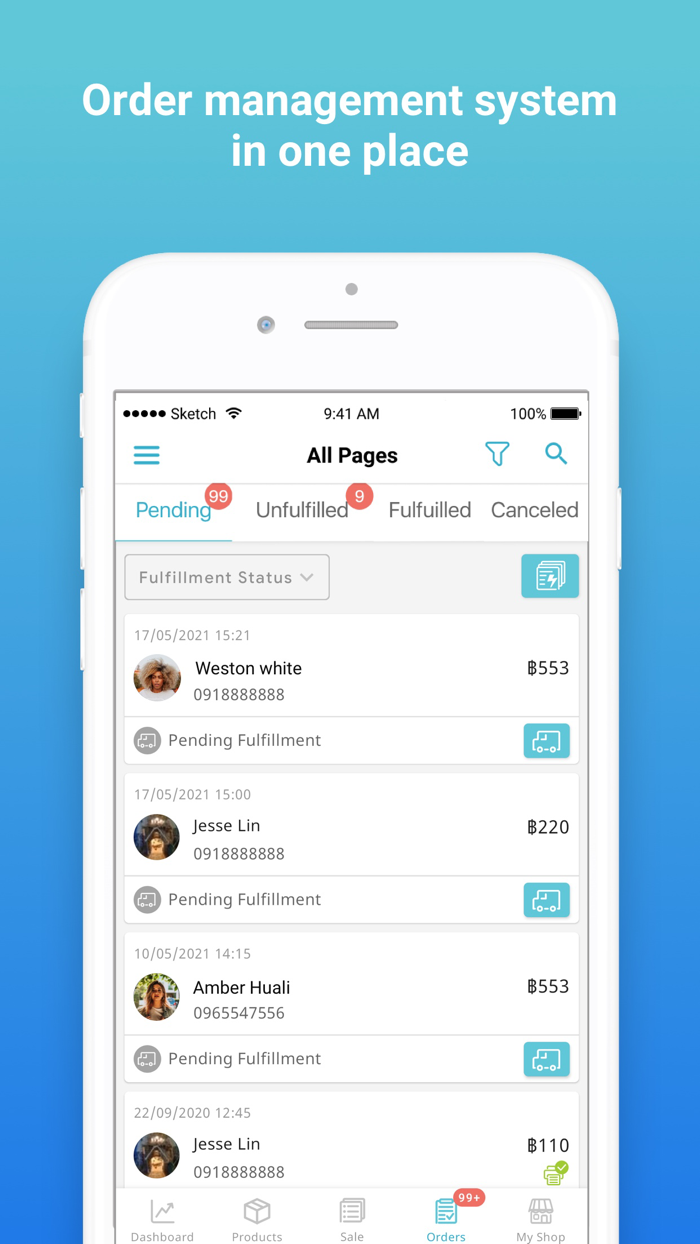 Shoplus FB live selling tool