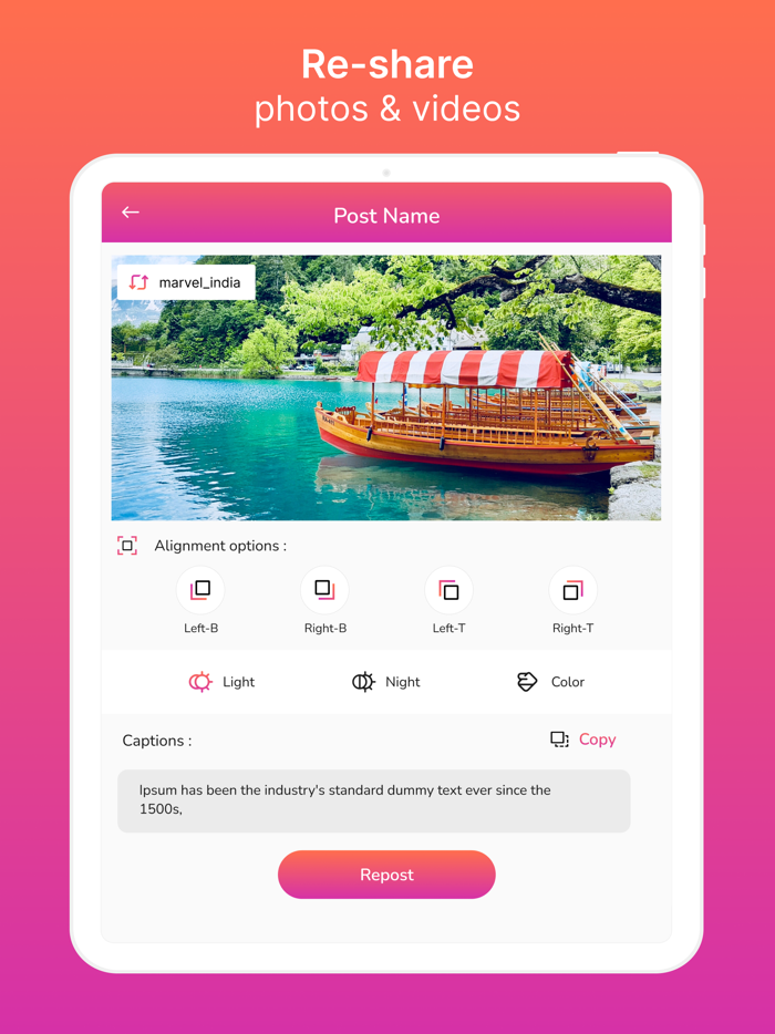 PostSave Profile Border Frame