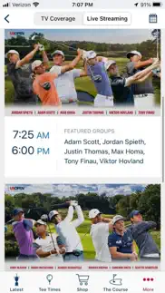 2022 us open golf championship iphone screenshot 1