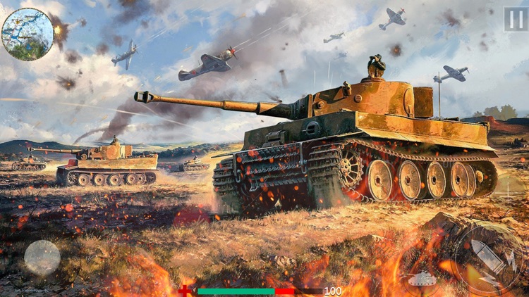 Tank Games Military War Battle screenshot-3