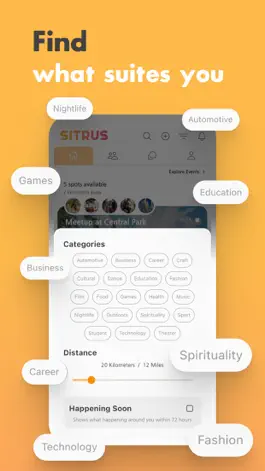 Game screenshot Sitrus Meets – Groups & Events hack