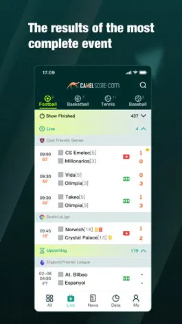 Game screenshot Camelscore-Score Sport News apk