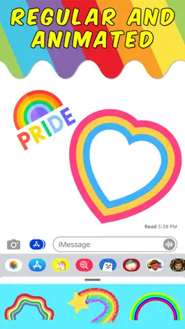 Game screenshot Rad Rainbow Stickers apk