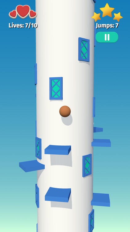 Tower Climb: Jumping Ball