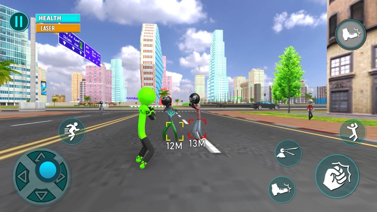 Grand Stickman City Hero Game screenshot-3