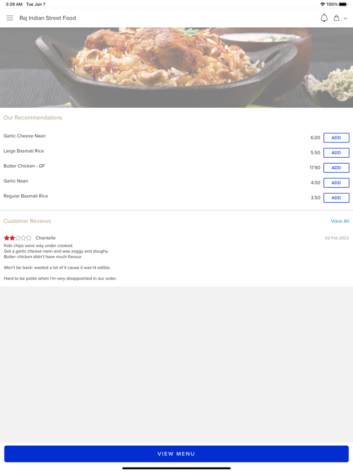 Raj Indian Street Food