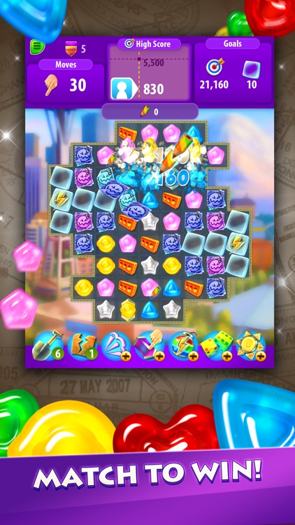 Gummy Drop! Match 3 Puzzles screenshot-0