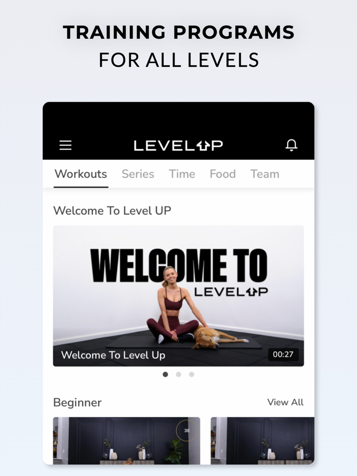 Level Up Fitness App