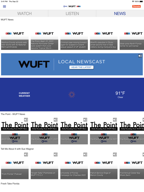 WUFT Public Media App screenshot 4