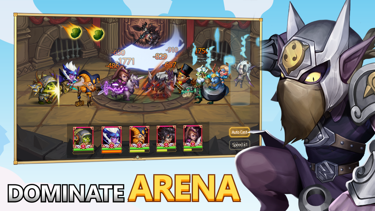 Heroes Legend: Idle Battle War Hack screenshot 4 - iOS game interface