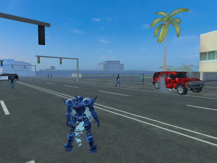 Robot Gangster Crime Hero