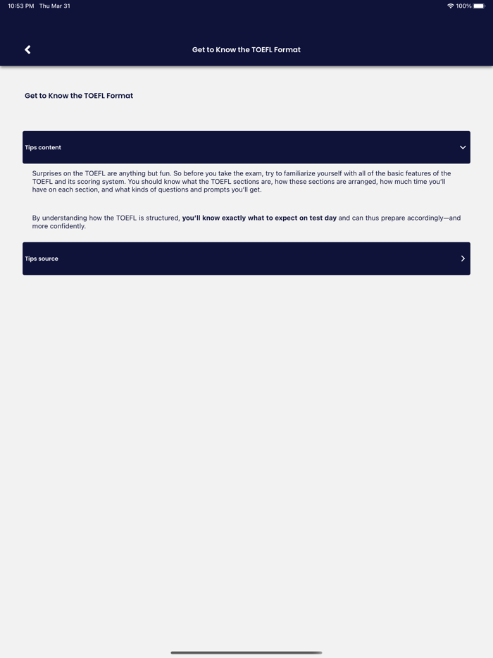 TOEFL Practice Test 2022