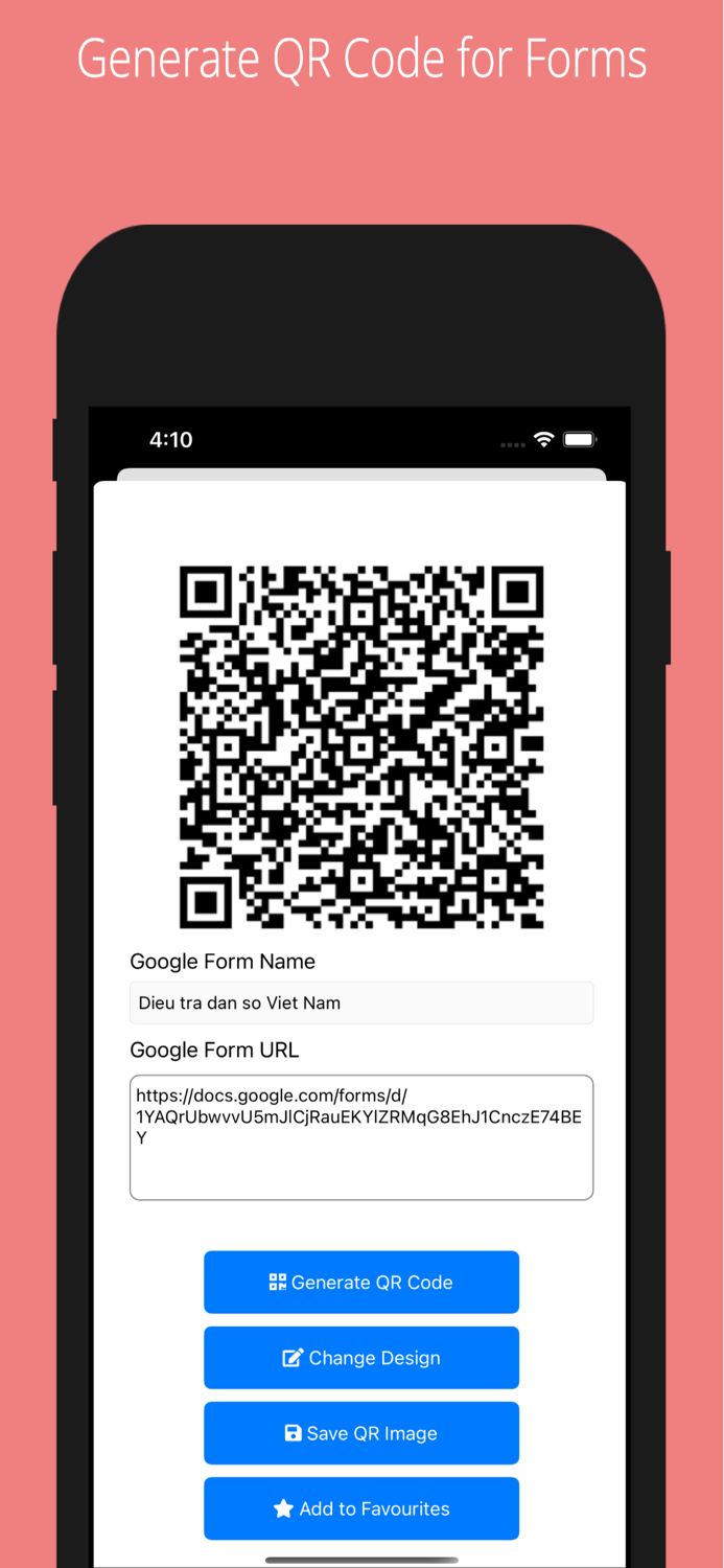 QRCode Sharing for Forms