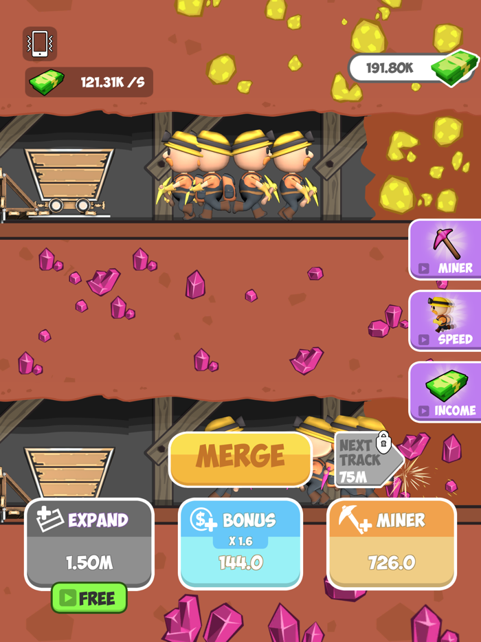 Miner Clickers Gold  Gem