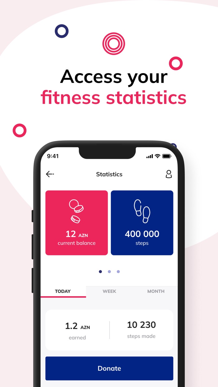 Lifestep steps to charity